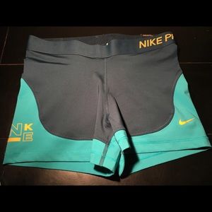 New Nike Womens Pro Compression Shorts Gym Dri-Fit